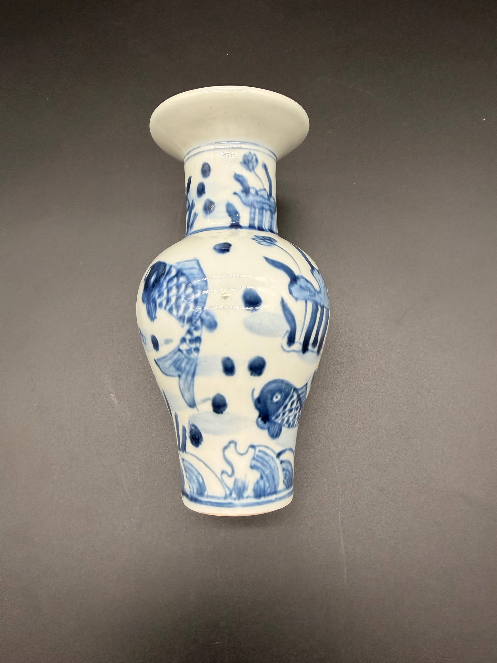 Late 19th Century Blue and White Vase (1 of 5)