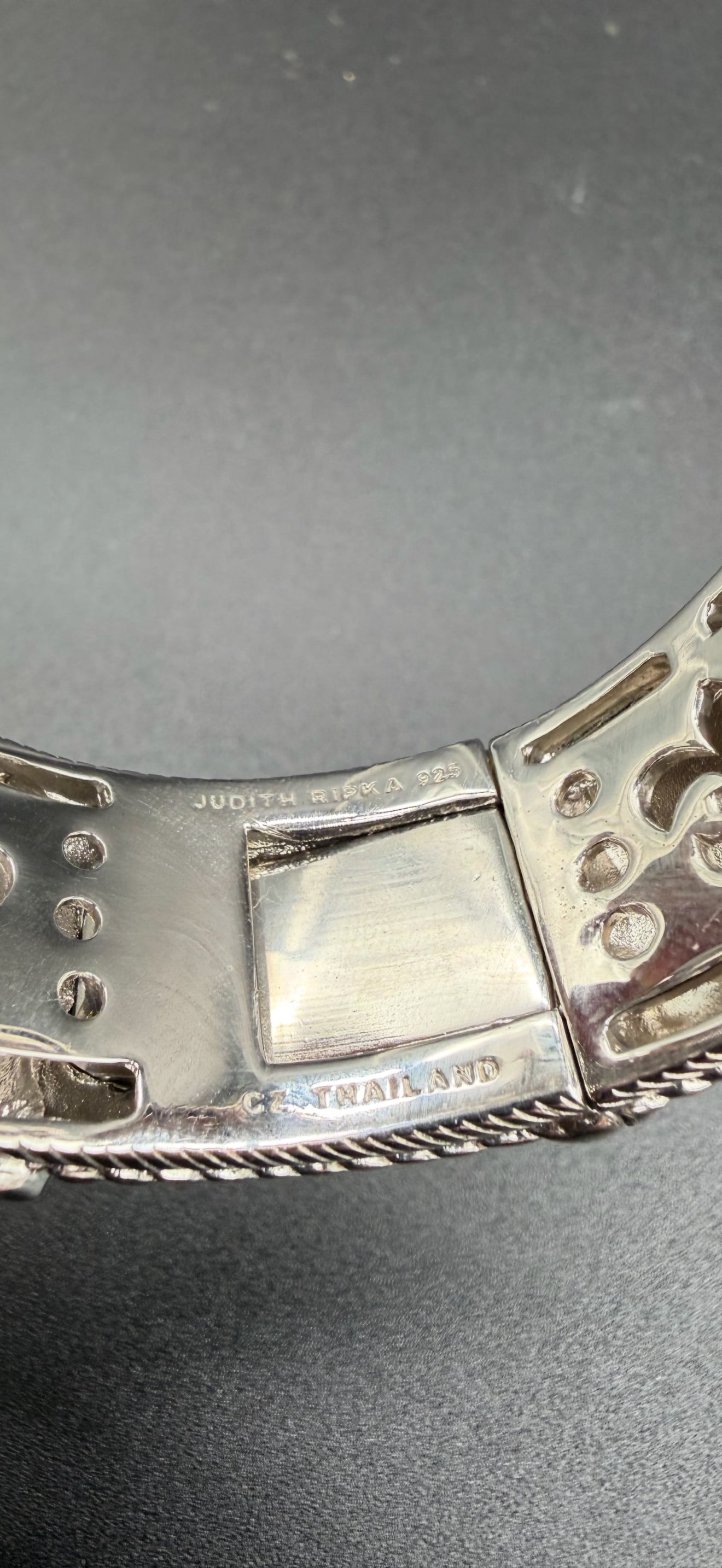 .925 Judith Ripka cuff Bracelet - 3