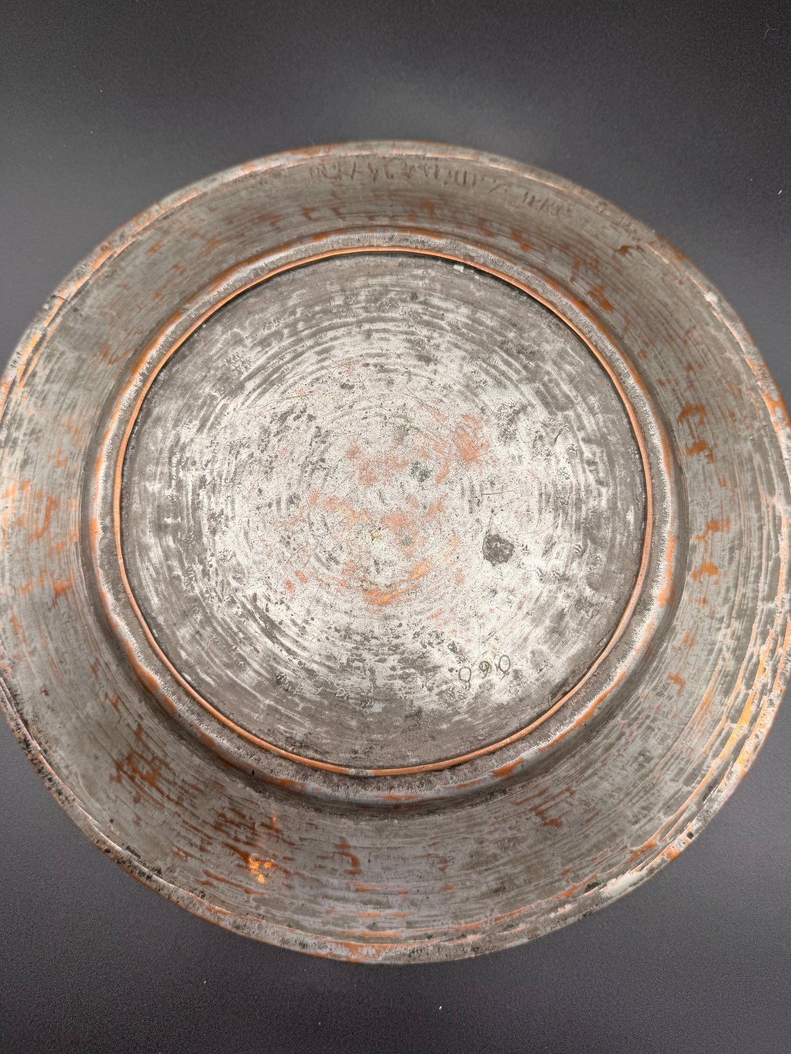 Copper plate with engraving - 4