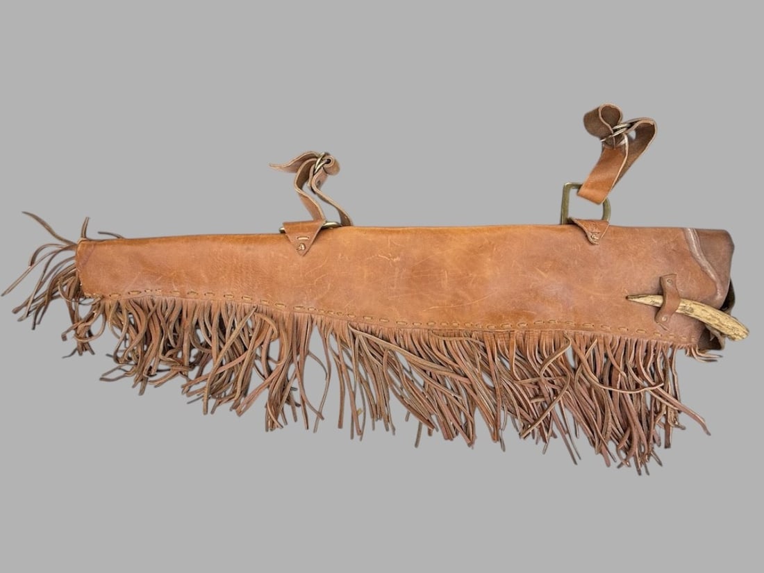 Fringed Leather Rifle Scabbard, c.1920s-1960s (1 of 6)