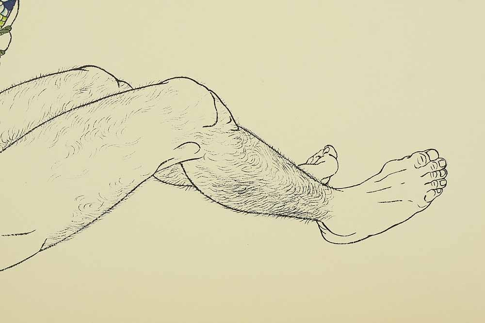Mishima Go (1924-1988) Photolithography From "Mishima Go gashu Wakamono" - 9
