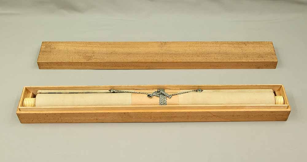 Nakabayashi Chikuto (1776-1853) Japanese Hanging Scroll Flowers and Birds with Box - 19