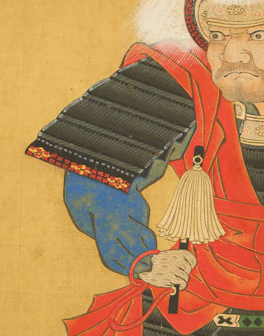 Torikai Tadatoshi Japanese hanging scroll / Portrait of Takeda Shingen Shogun - 7