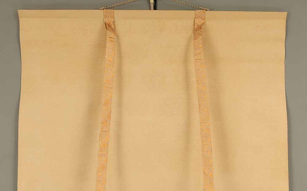 Shimazu Kazan (b1890) Japanese hanging scroll / Nishikigoi (Colored Carp) Swimming Two Carp - 3