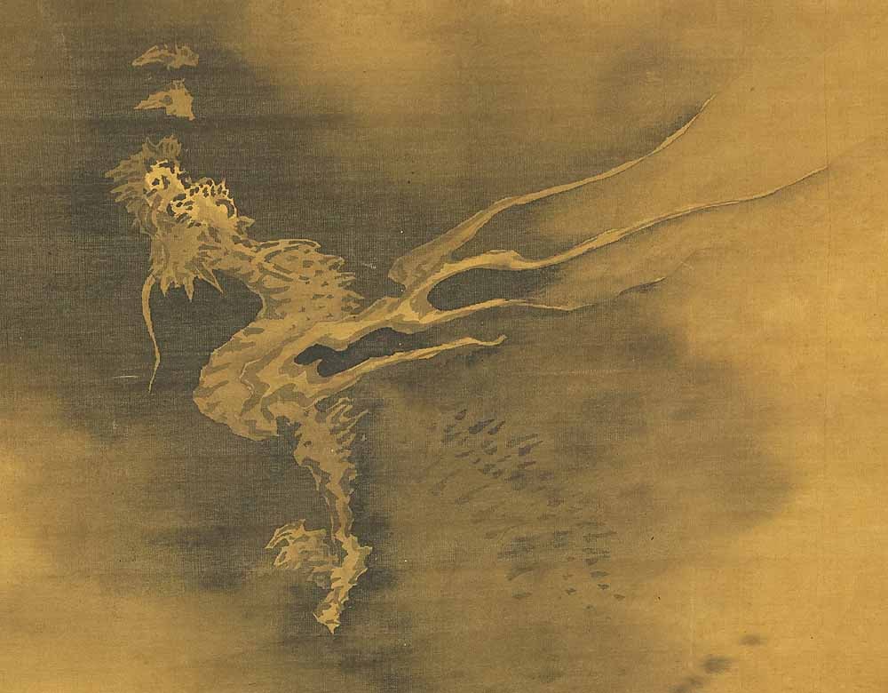 Kano Tanyu (1602-1674) Kano Naonobu (1607-1650) Kano Yasunobu (1614-1685) Japanese hanging scroll - 8