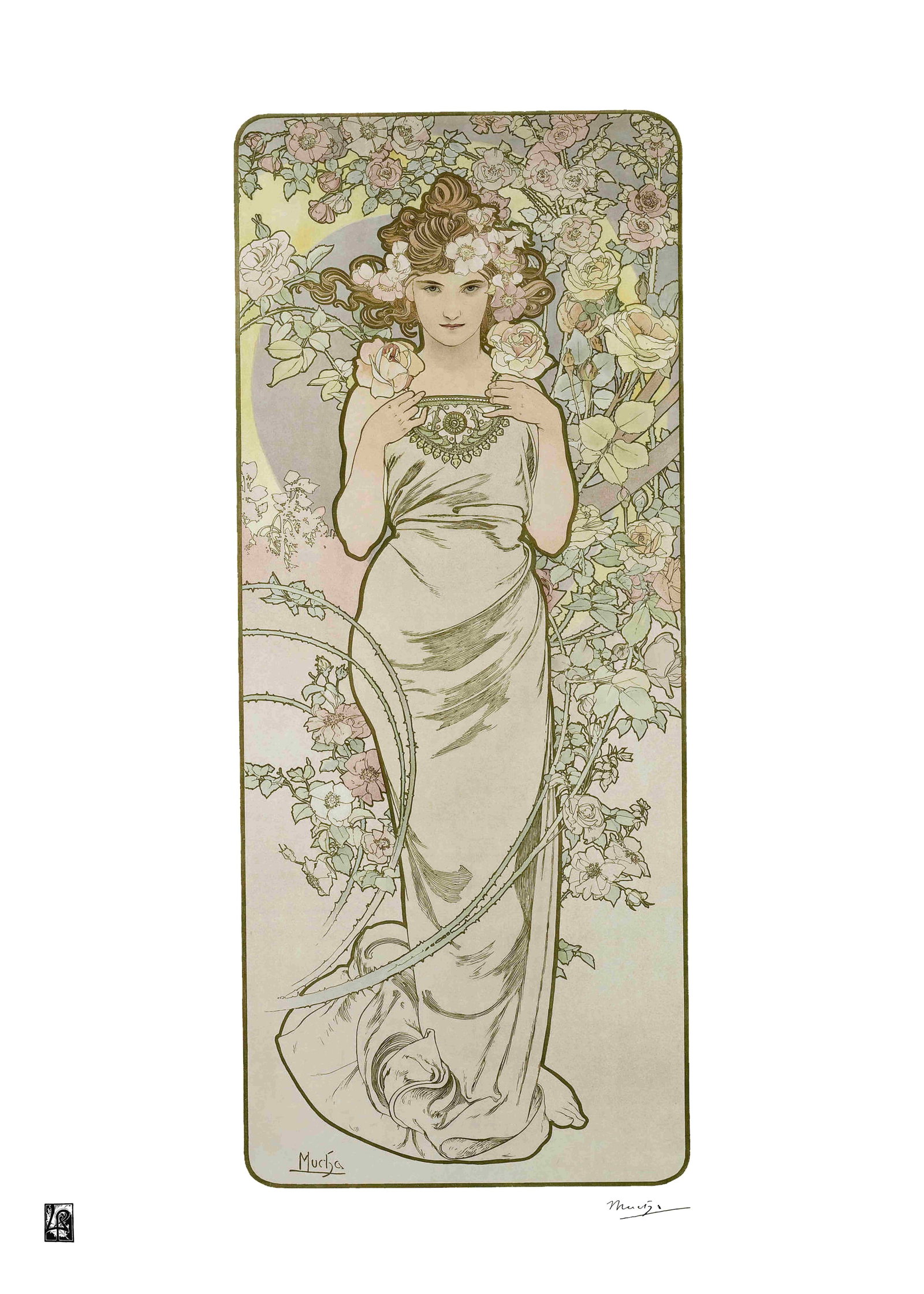 Alphonse Mucha "AFTER" Lithograph Art Poster (1 of 1)