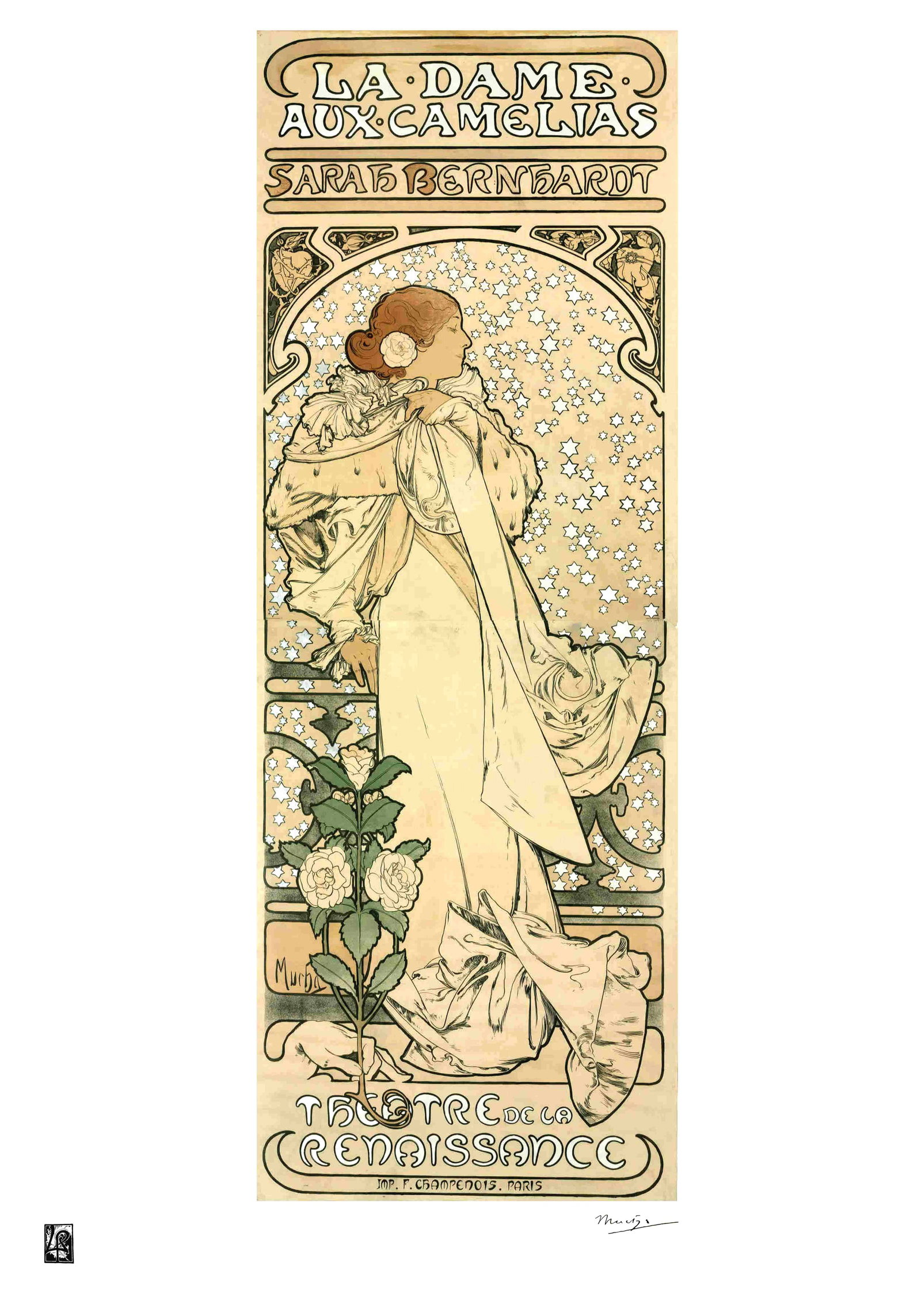 Alphonse Mucha "AFTER" Lithograph Art Poster: Alphonse Mucha "AFTER" Lithograph Art PosterDimensions: 50 x 65 cmThe work may date between 2000 and 2016.The work is being sold as a tribute to the master's work.All copyrights are the property of th