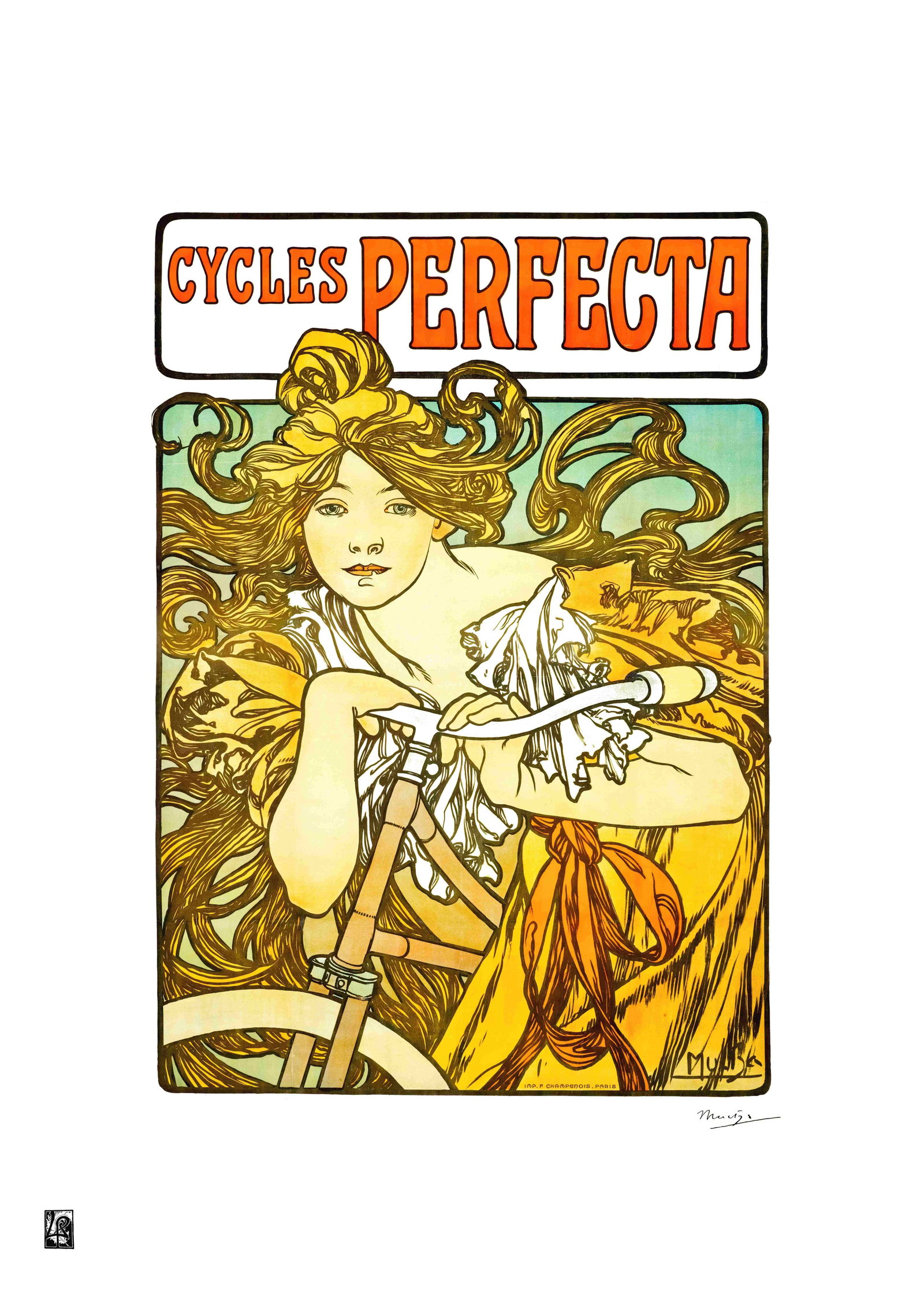 Alphonse Mucha "AFTER" Lithograph Art Poster: Alphonse Mucha "AFTER" Lithograph Art PosterDimensions: 50 x 65 cmThe work may date between 2000 and 2016.The work is being sold as a tribute to the master's work.All copyrights are the property of th