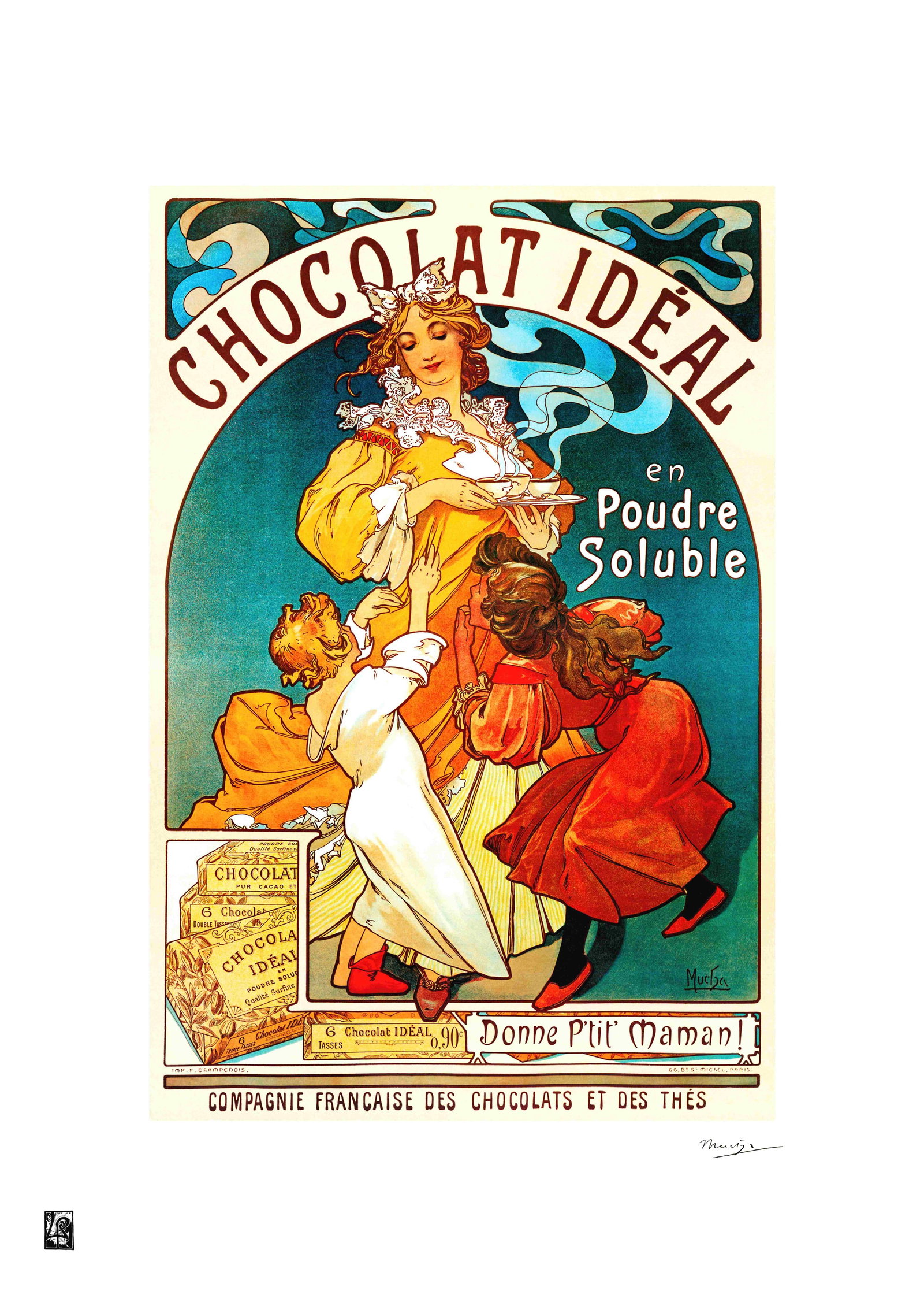 Alphonse Mucha "AFTER" Lithograph Art Poster: Alphonse Mucha "AFTER" Lithograph Art PosterDimensions: 50 x 65 cmThe work may date between 2000 and 2016.The work is being sold as a tribute to the master's work.All copyrights are the property of th