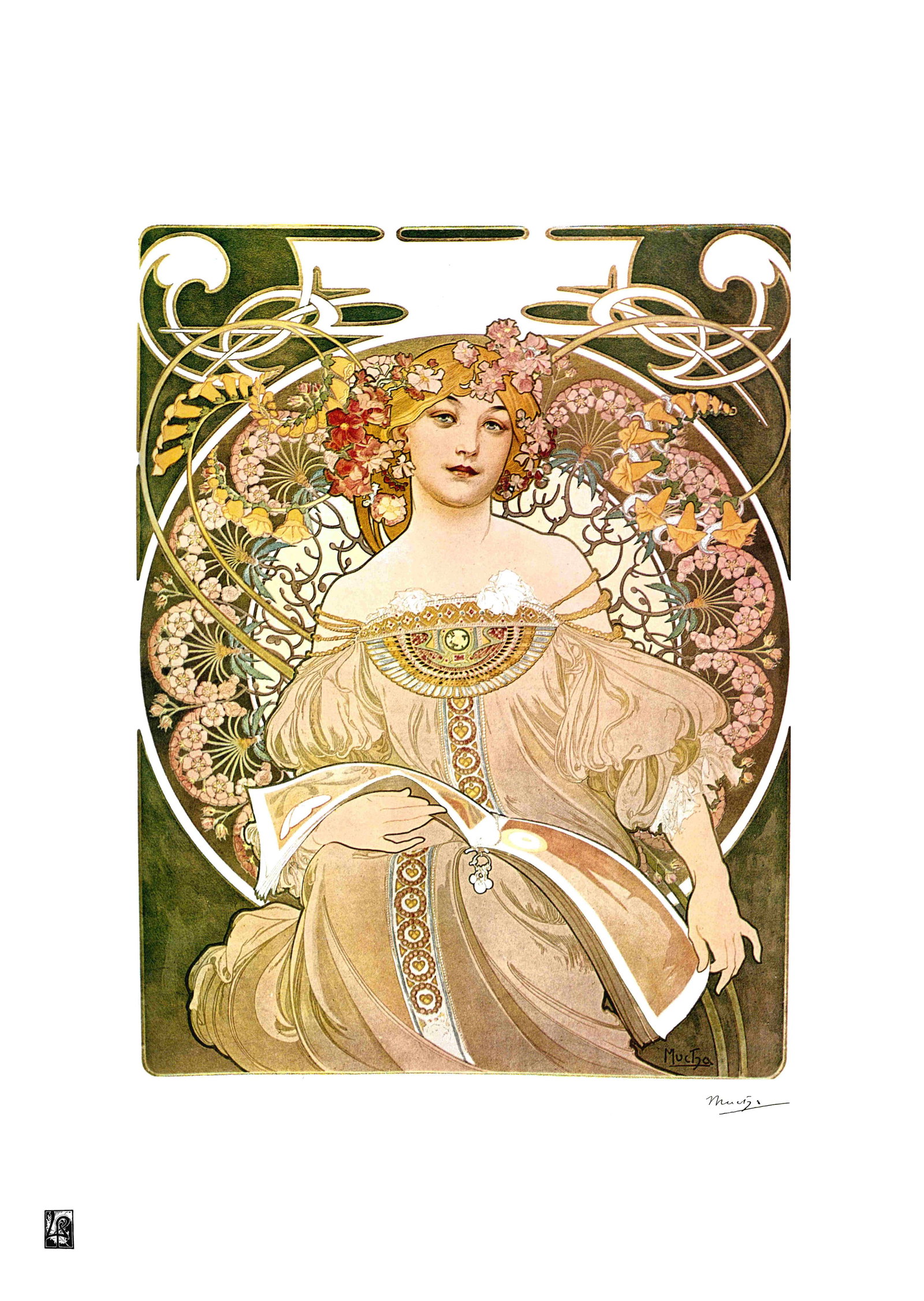 Alphonse Mucha "AFTER" Lithograph Art Poster: Alphonse Mucha "AFTER" Lithograph Art PosterDimensions: 50 x 65 cmThe work may date between 2000 and 2016.The work is being sold as a tribute to the master's work.All copyrights are the property of th