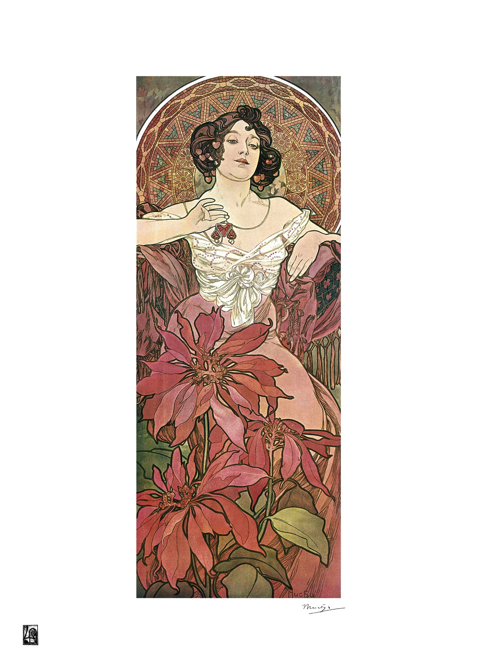 Alphonse Mucha "AFTER" Lithograph Art Poster: Alphonse Mucha "AFTER" Lithograph Art Poster. Dimensions: 50 x 65 cm. The work may date between 2000 and 2016.. The work is being sold as a tribute to the master's work.. All copyrights are the proper