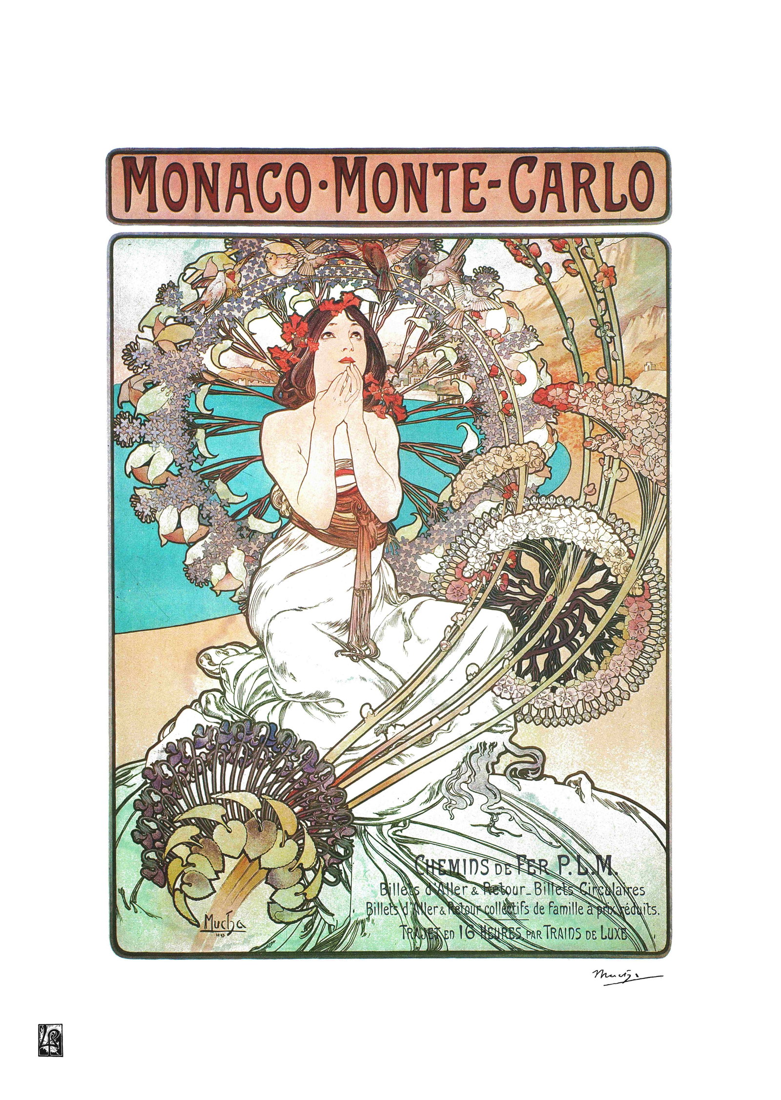 Alphonse Mucha "AFTER" Lithograph Art Poster (1 of 1)