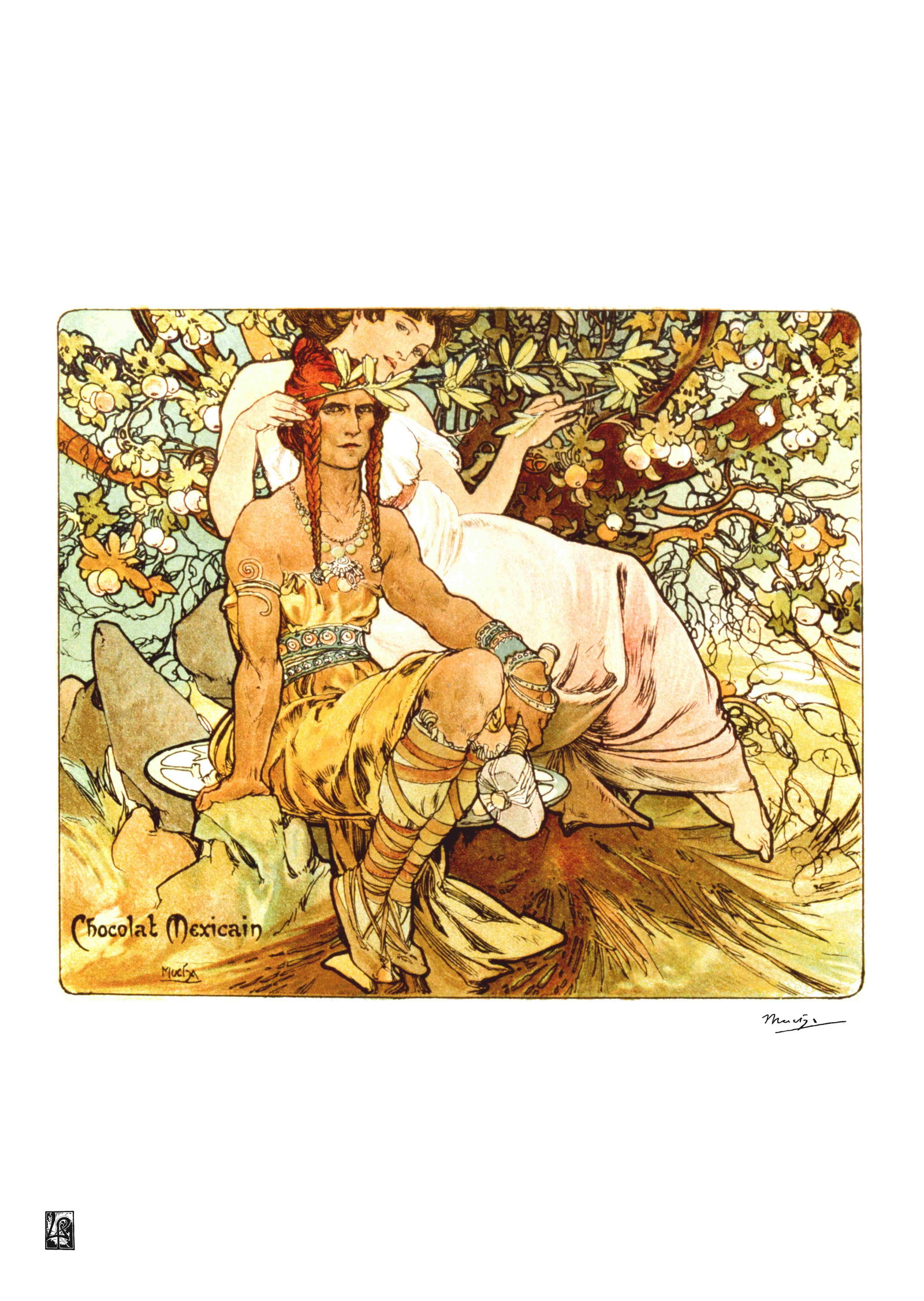 Alphonse Mucha "AFTER" Lithograph Art Poster: Alphonse Mucha "AFTER" Lithograph Art Poster. Dimensions: 50 x 65 cm. The work may date between 2000 and 2016.. The work is being sold as a tribute to the master's work.. All copyrights are the proper