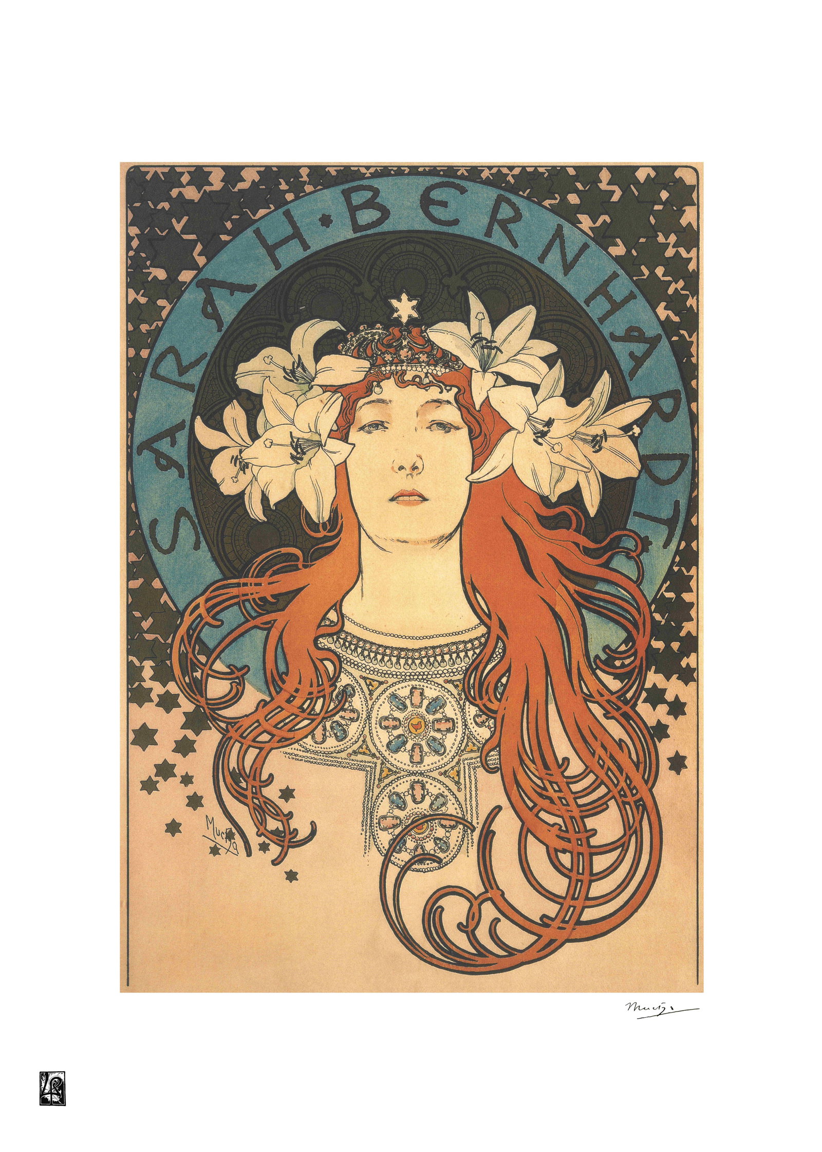 Alphonse Mucha "AFTER" Lithograph Art Poster: Alphonse Mucha "AFTER" Lithograph Art Poster. Dimensions: 50 x 65 cm. The work may date between 2000 and 2016.. The work is being sold as a tribute to the master's work.. All copyrights are the proper