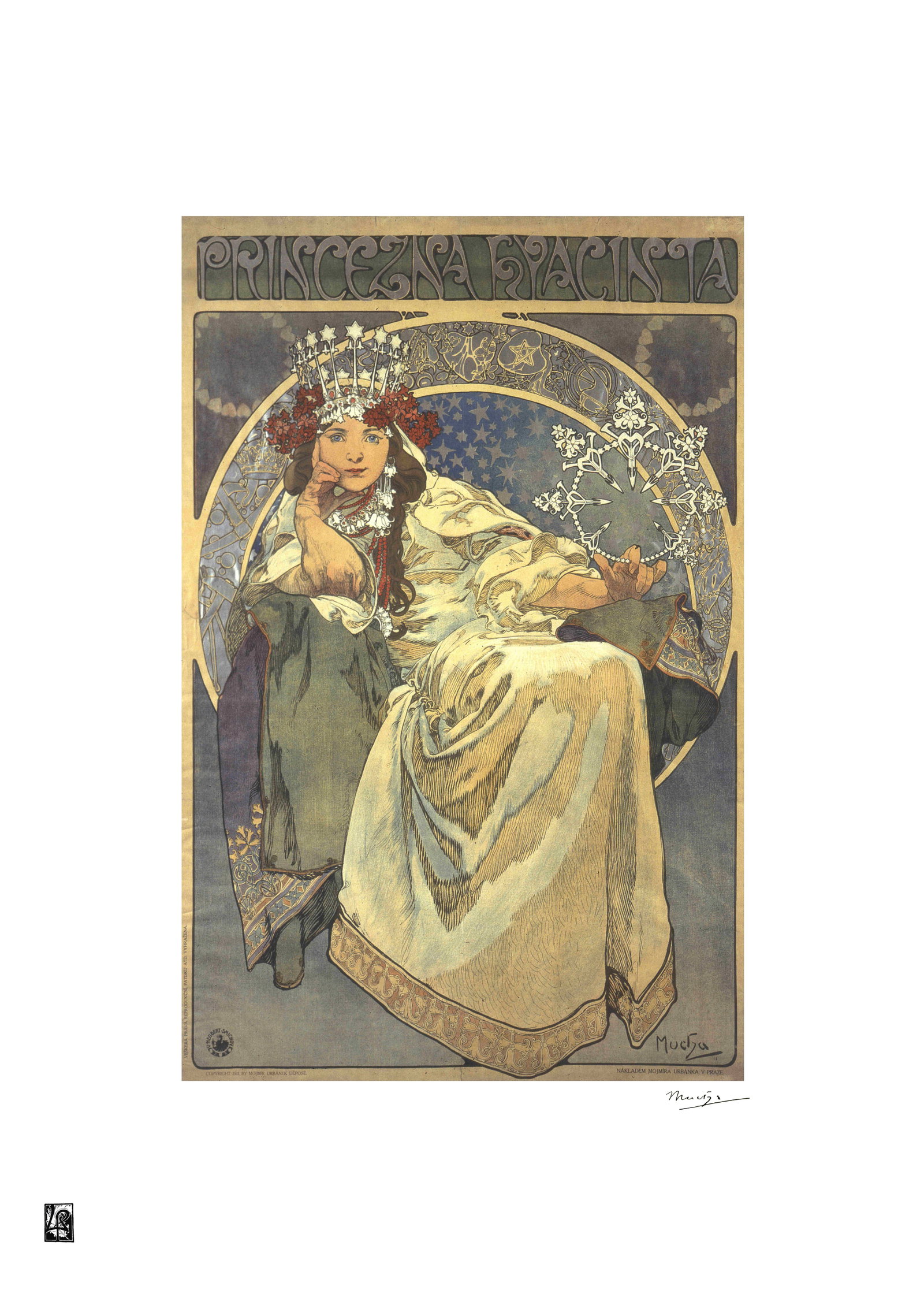 Alphonse Mucha "AFTER" Lithograph Art Poster: Alphonse Mucha "AFTER" Lithograph Art Poster. Dimensions: 50 x 65 cm. The work may date between 2000 and 2016.. The work is being sold as a tribute to the master's work.. All copyrights are the proper