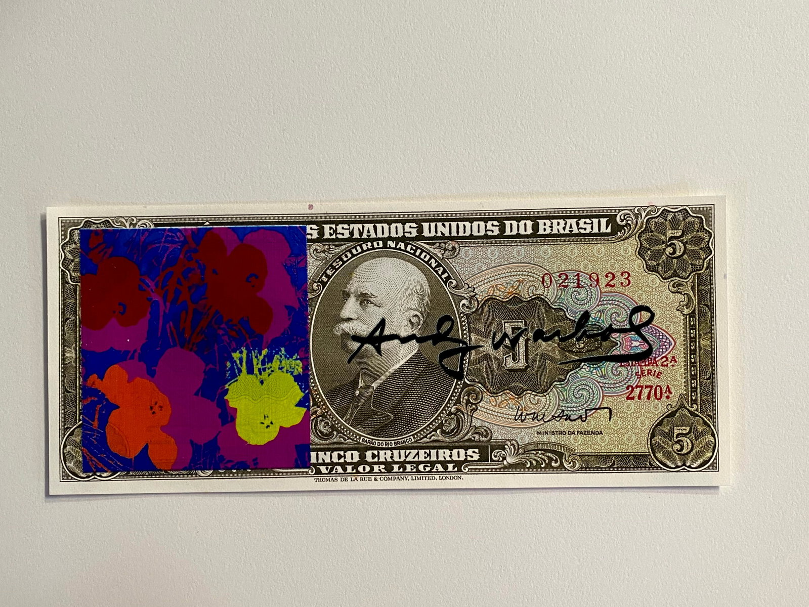 Andy Warhol ( AFTER) silkscreen on banknotes (1 of 3)