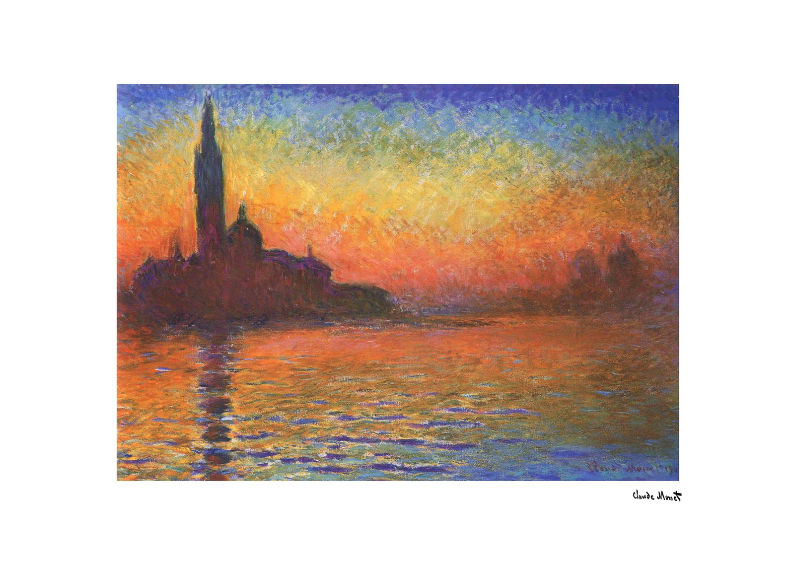 Claude Monet (AFTER) lithograph poster: author: Claude Monet Technique: Off set lithography Sheet size: 50 x 65 cm Paper type: Fabriano Cotton Privilege Executed: 2000