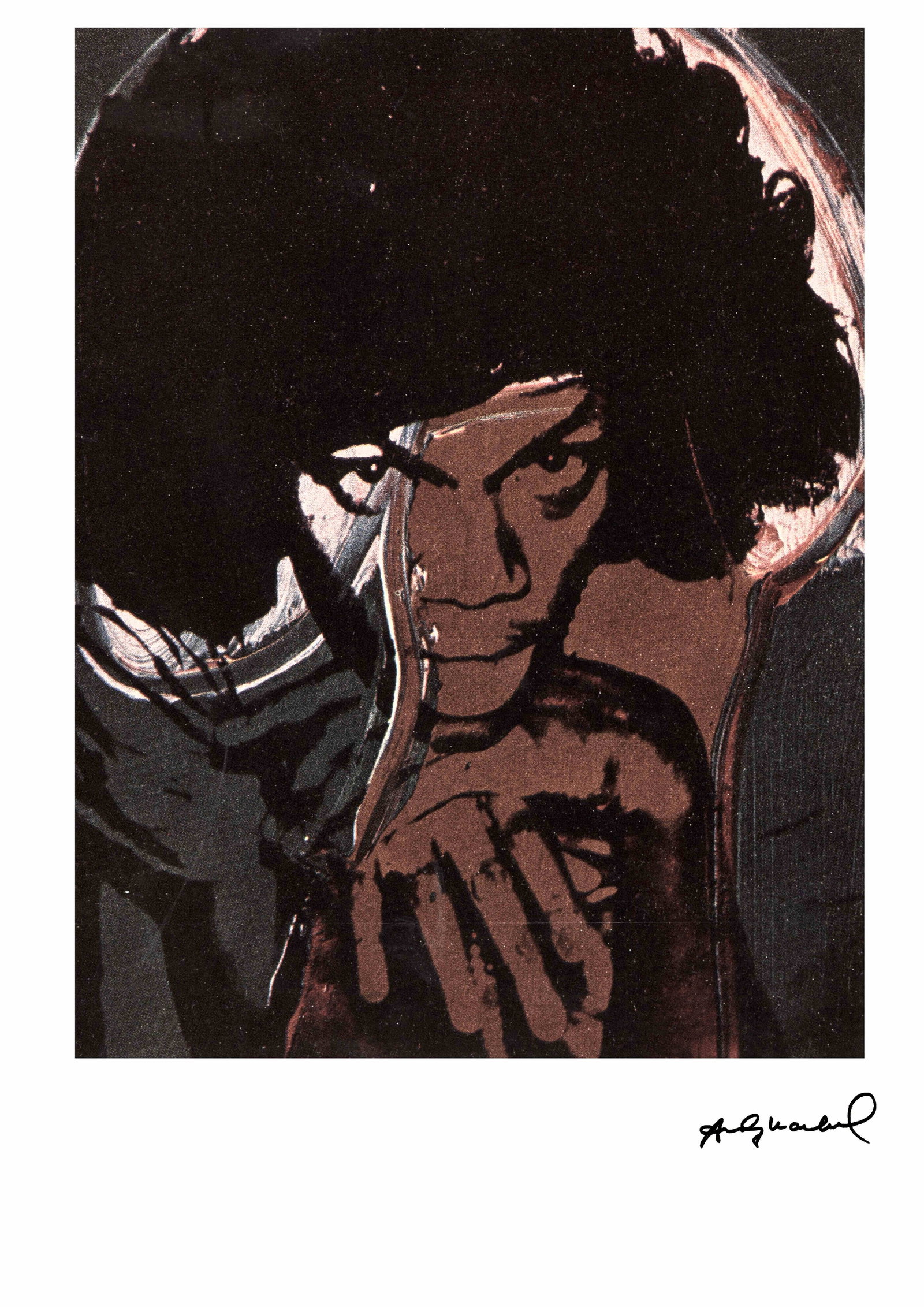 Andy Warhol (AFTER) silkscreen poster: Author Andy Warhol Technique: Silkscreen poster sheet size: 50 x 65 cm Paper type: Cotton Privilege Executed: 2000 - 2010