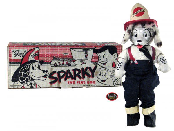 stuffed fire dog