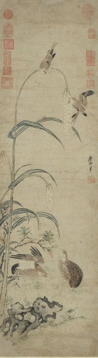 Chinese Antiques Art Painting Scroll Ming Dynasty Tang Zhiyin Ping'an Jian Gu Tu: Chinese Antiques Art Asian Antiques Porcelain Bronze Jade Painting Scroll Gold Chinese Ming Dynasty Furniture
