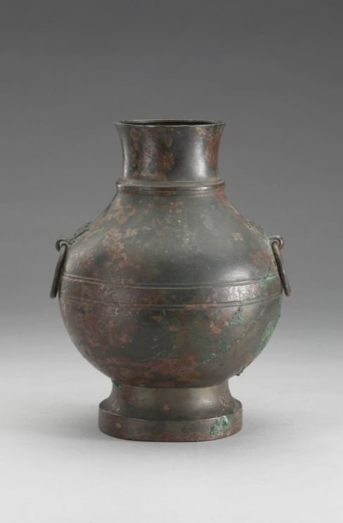Chinese Antiques Art Hu jar with animal-mask ring handles: Chinese Antiques Art Asian Antiques Porcelain Bronze Jade Painting Scroll Gold Chinese Ming Dynasty Furniture