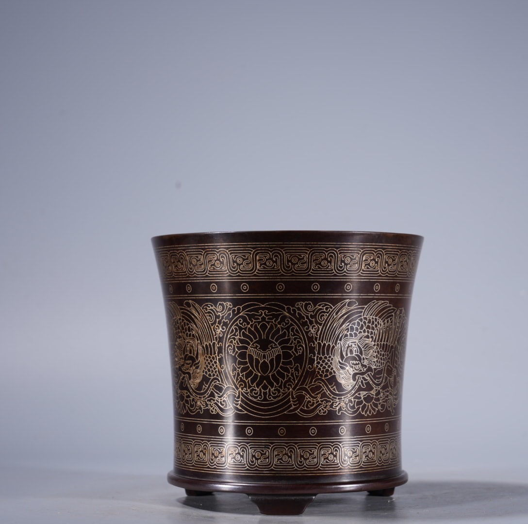 Chinese Antiques Art Bronze Incense Burner censer: Chinese Antiques Art Asian Antiques Porcelain Bronze Jade Painting Scroll Gold Chinese Ming Dynasty Furniture