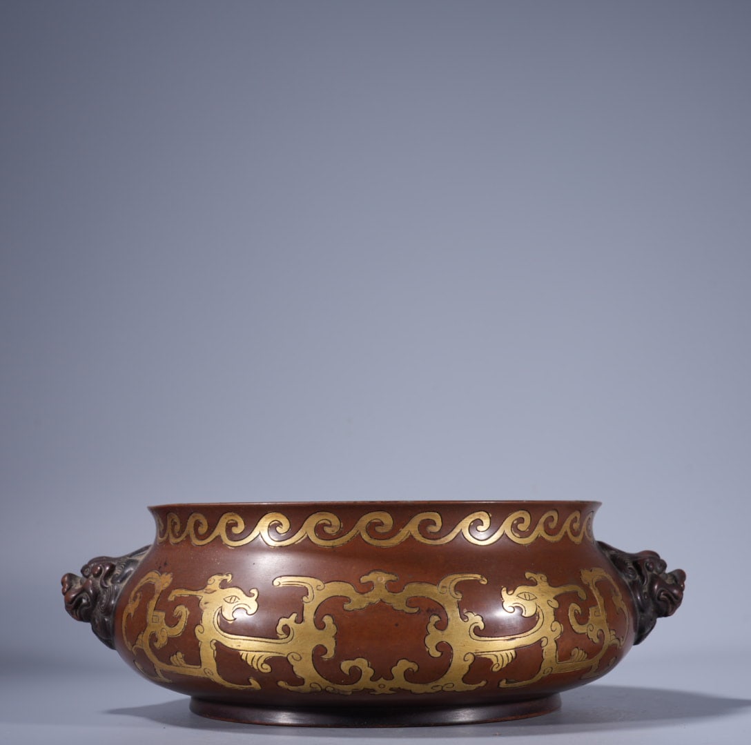 Chinese Antiques Art Bronze Incense Burner censer: Chinese Antiques Art Asian Antiques Porcelain Bronze Jade Painting Scroll Gold Chinese Ming Dynasty Furniture