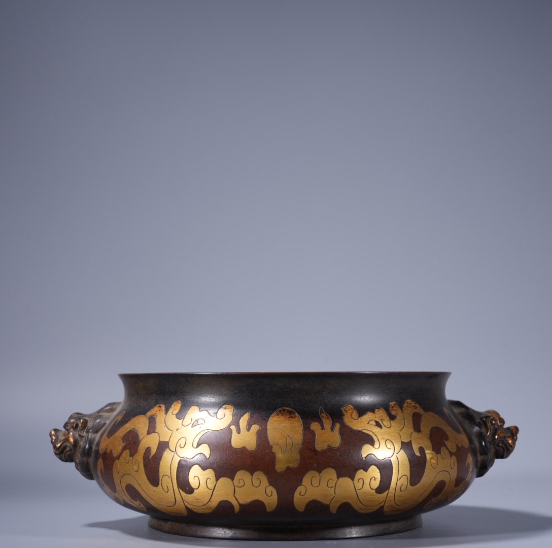 Chinese Antiques Art Bronze Incense Burner censer: Chinese Antiques Art Asian Antiques Porcelain Bronze Jade Painting Scroll Gold Chinese Ming Dynasty Furniture