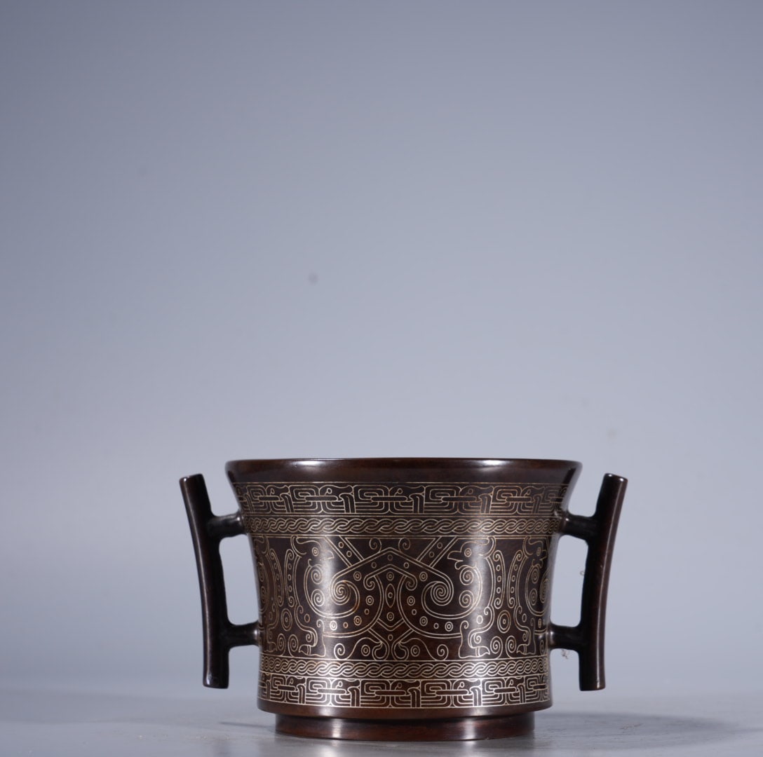 Chinese Antiques Art Bronze Incense Burner censer: Chinese Antiques Art Asian Antiques Porcelain Bronze Jade Painting Scroll Gold Chinese Ming Dynasty Furniture