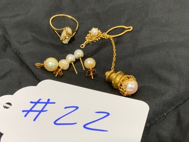 Pearls in Gold