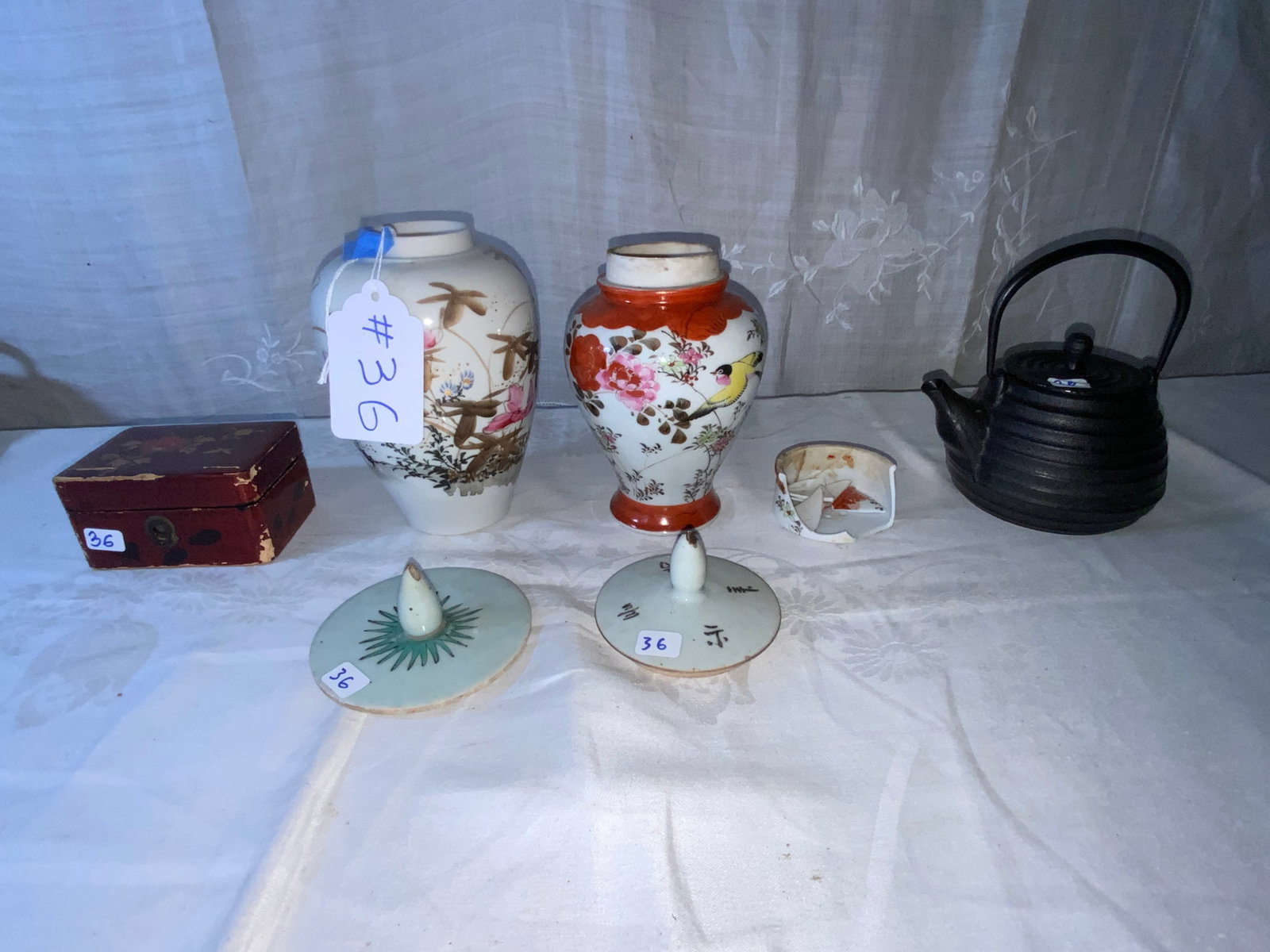 Ginger Jars & Teapot - 3