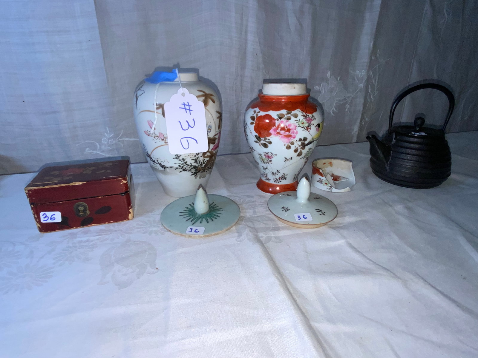 Ginger Jars & Teapot - 4