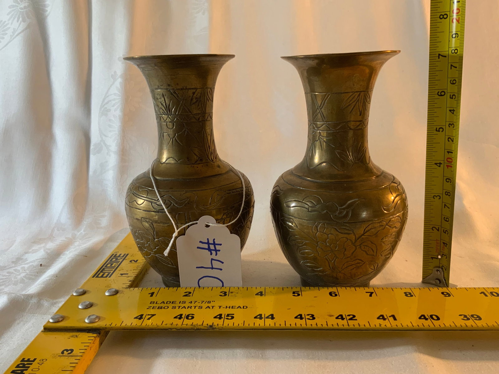 Oriental Brass Vases - 4