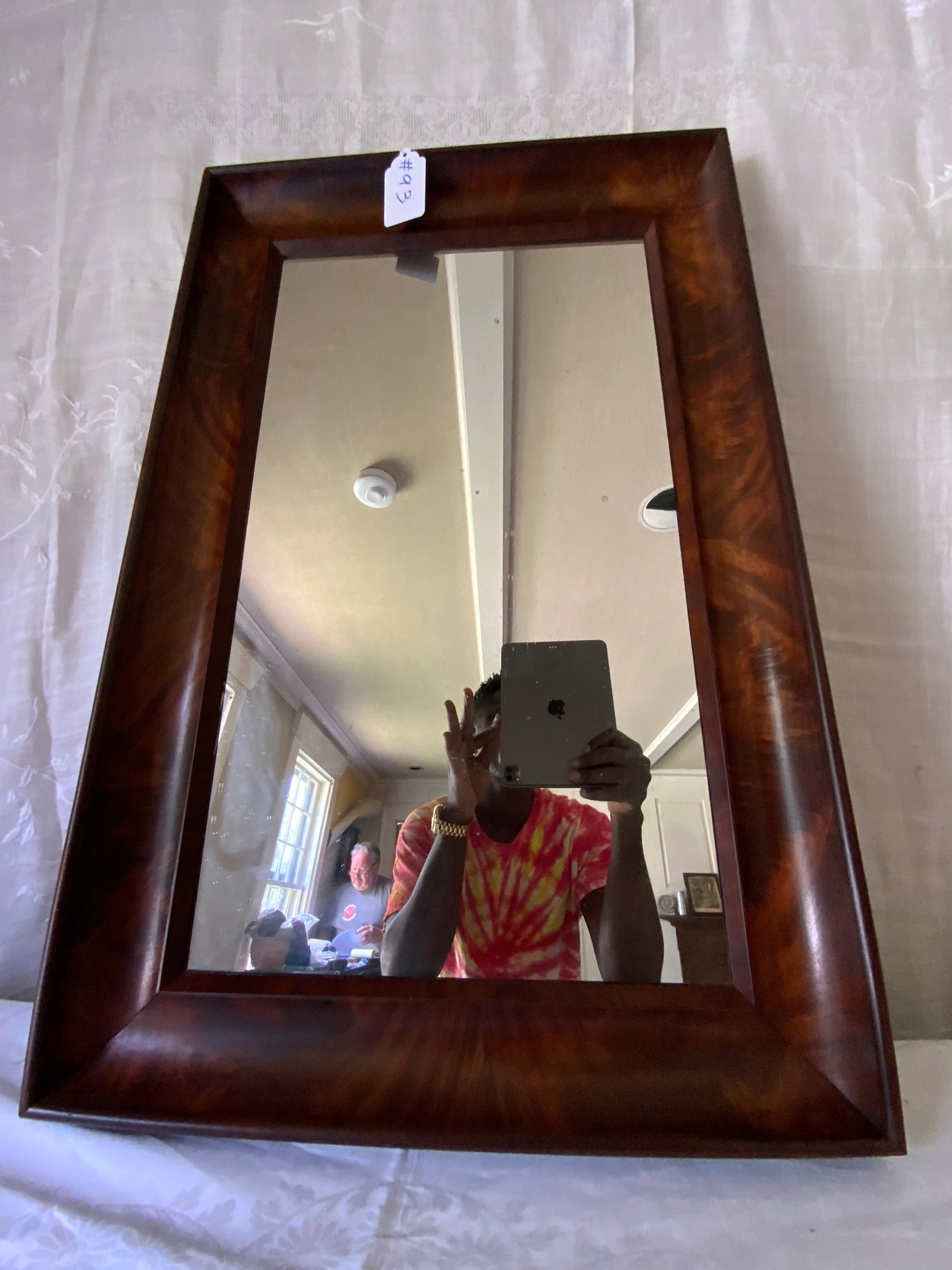 Classical Mahogany Mirror: Classical mahogany mirror, 31" x 20". Good condition.
