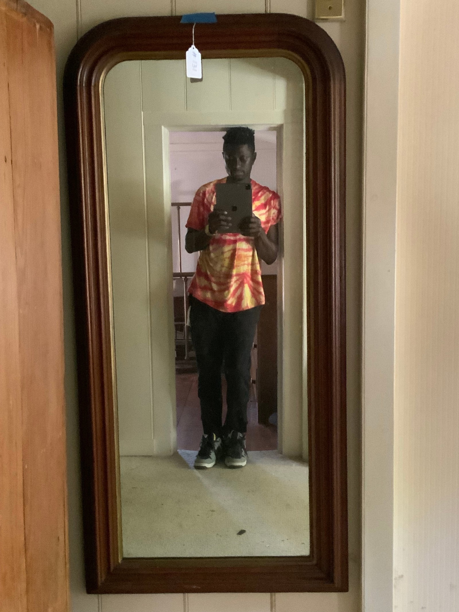 Walnut Hall Mirror - 2