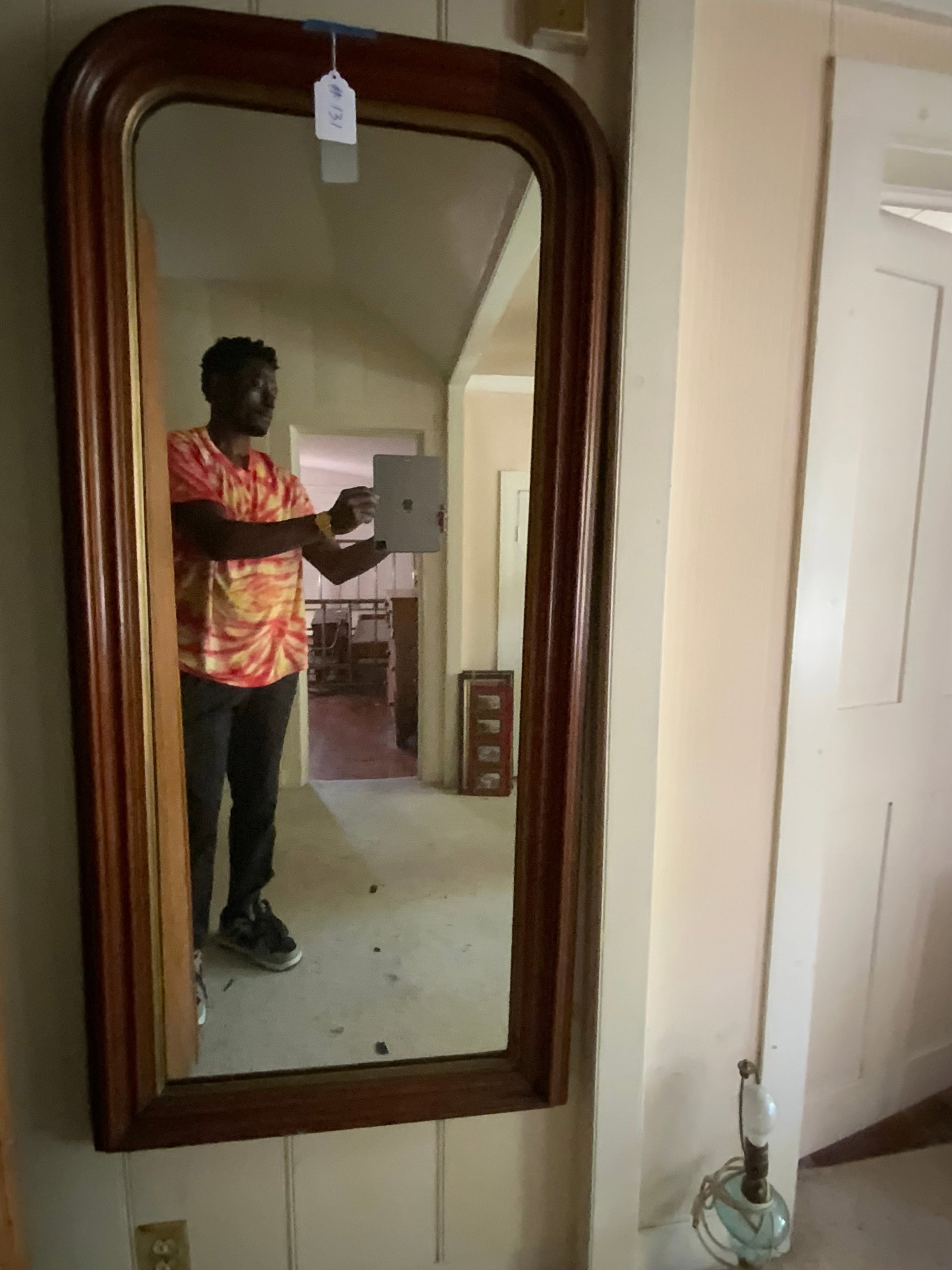 Walnut Hall Mirror - 4