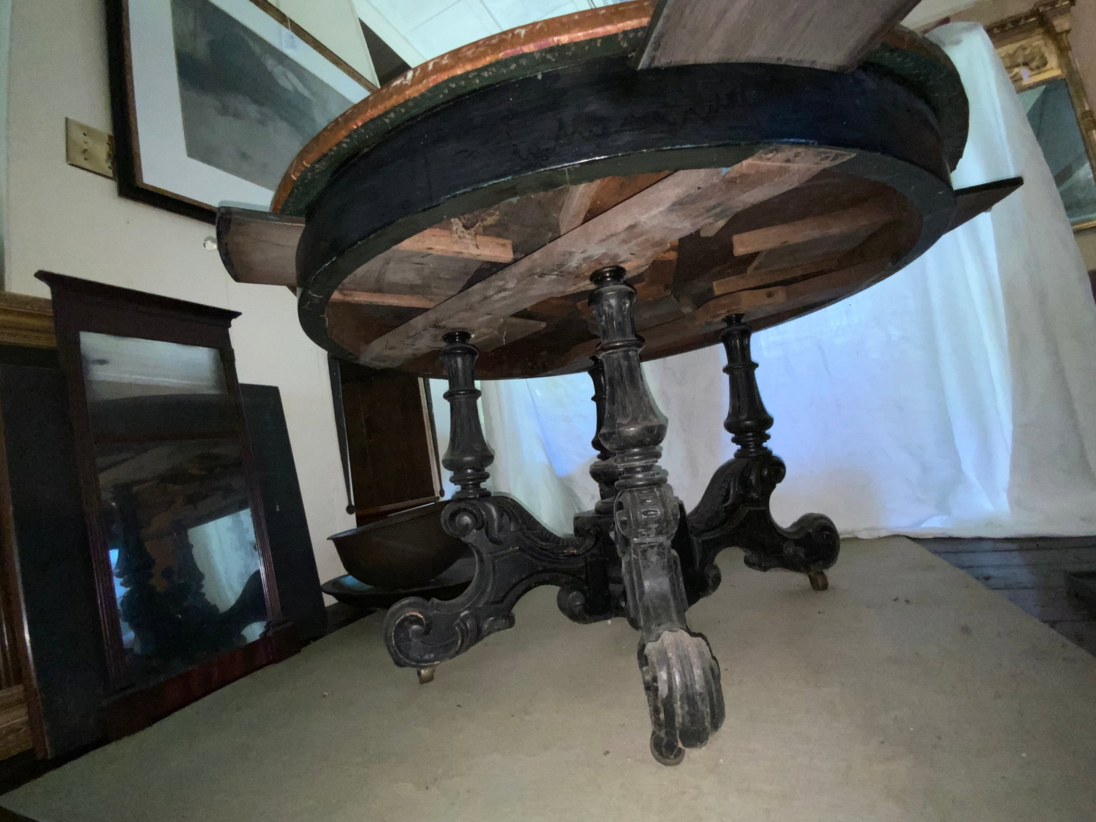 Victorian Rococo Revival Table - 3