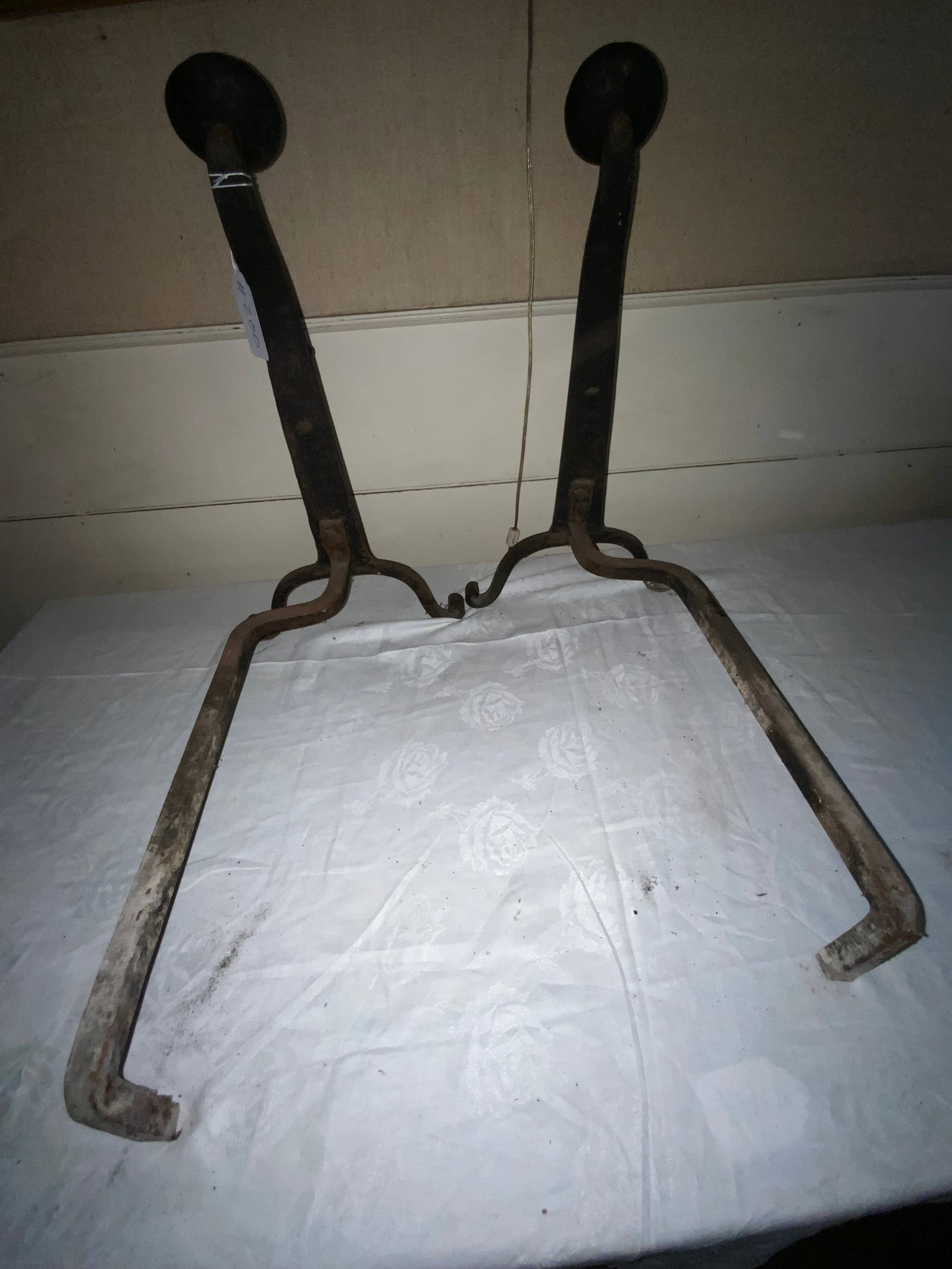 Wrought Andirons - 3