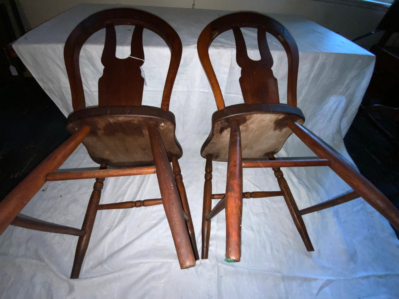 Walnut Side Chairs - 2