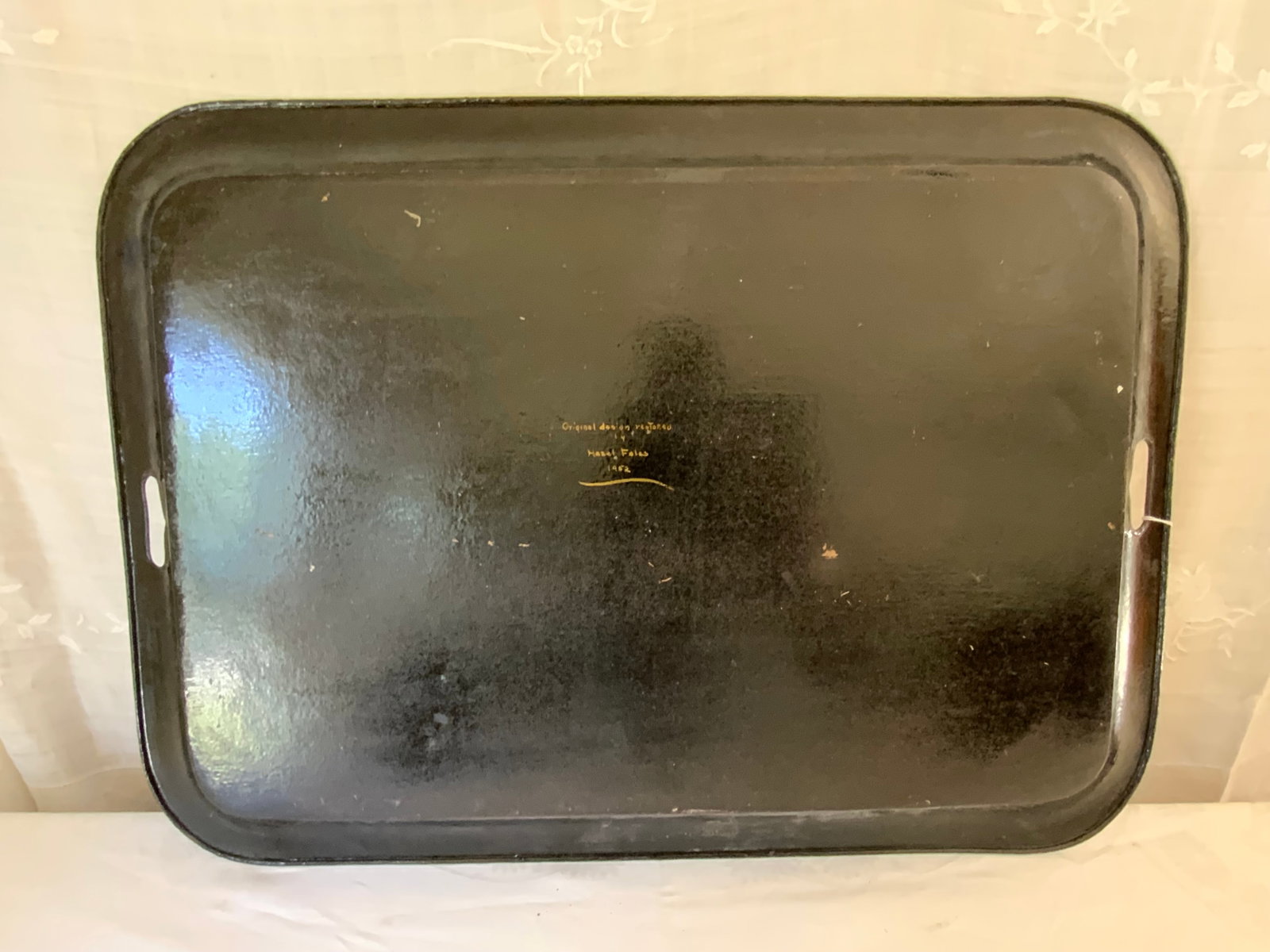 Tole Painted Tray - 2