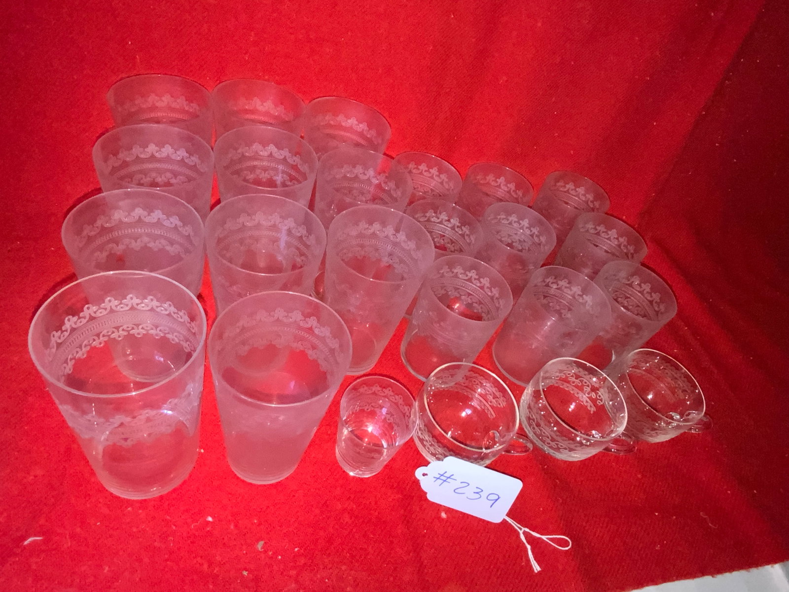 Etched/Wheel Cut Glasses (1 of 3)