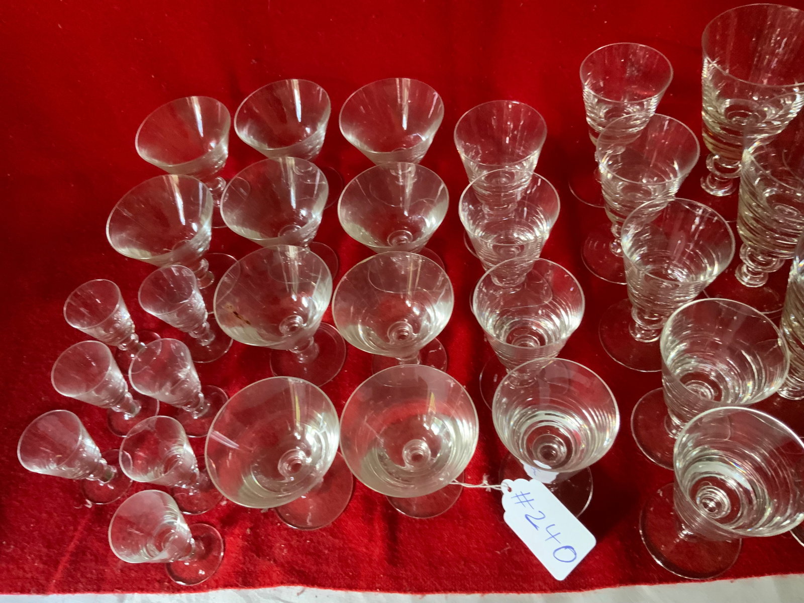 Val St. Lambert Glassware Set - 6