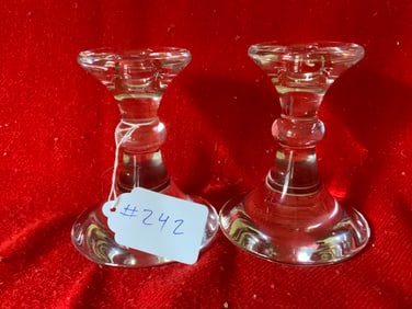 Val St. Lambert Candlesticks