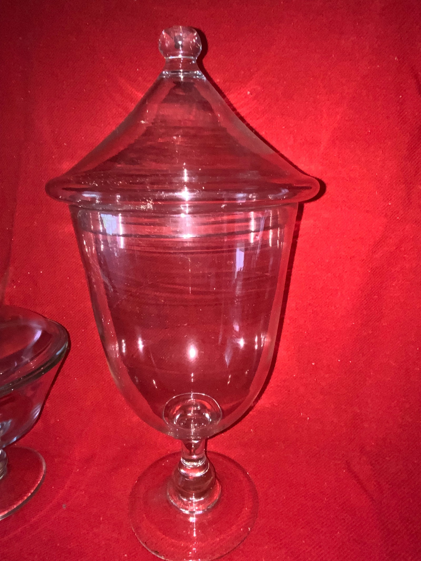 Covered Glass Jars - 2