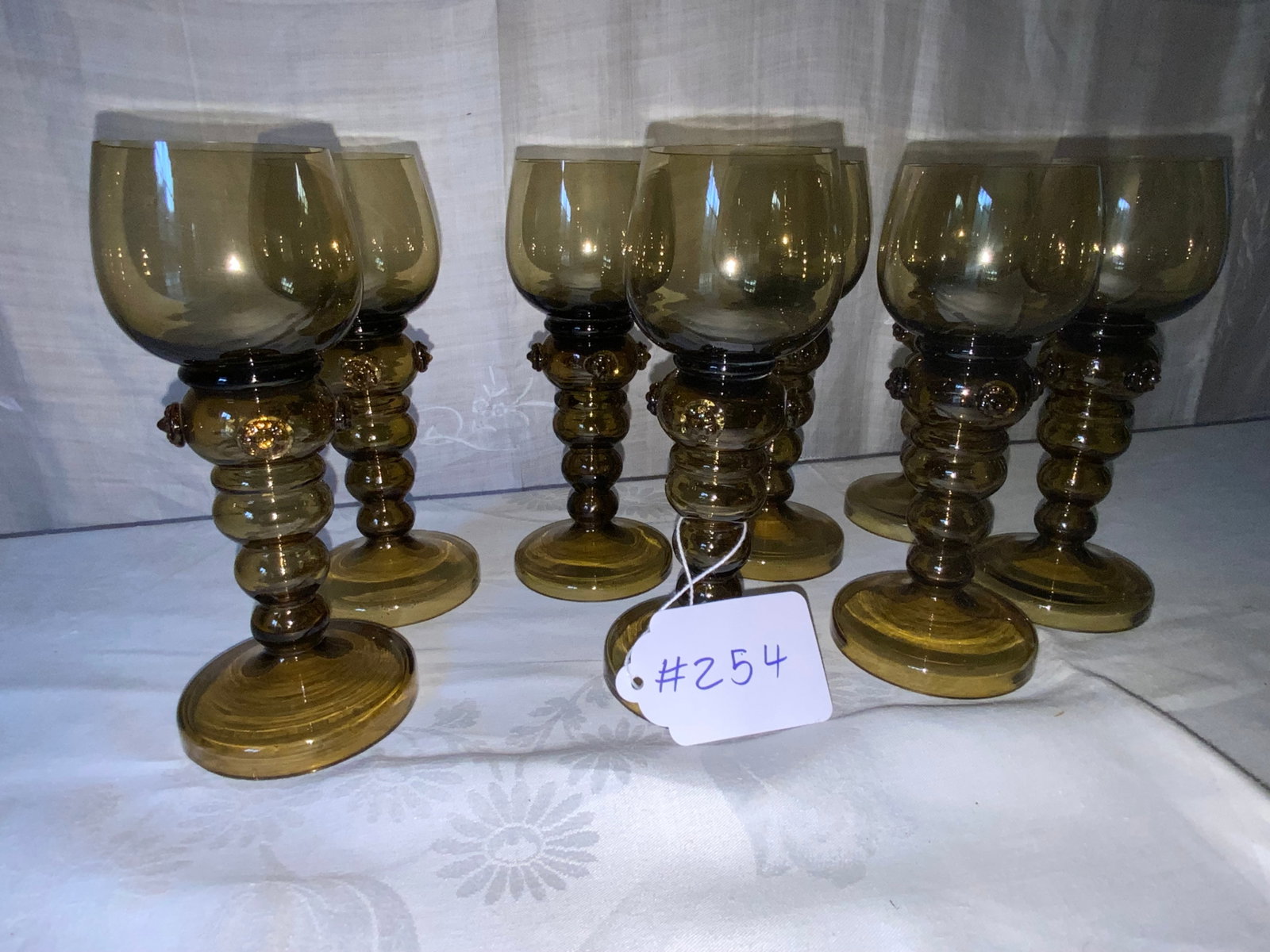 German Rhine Wine Goblets - 2