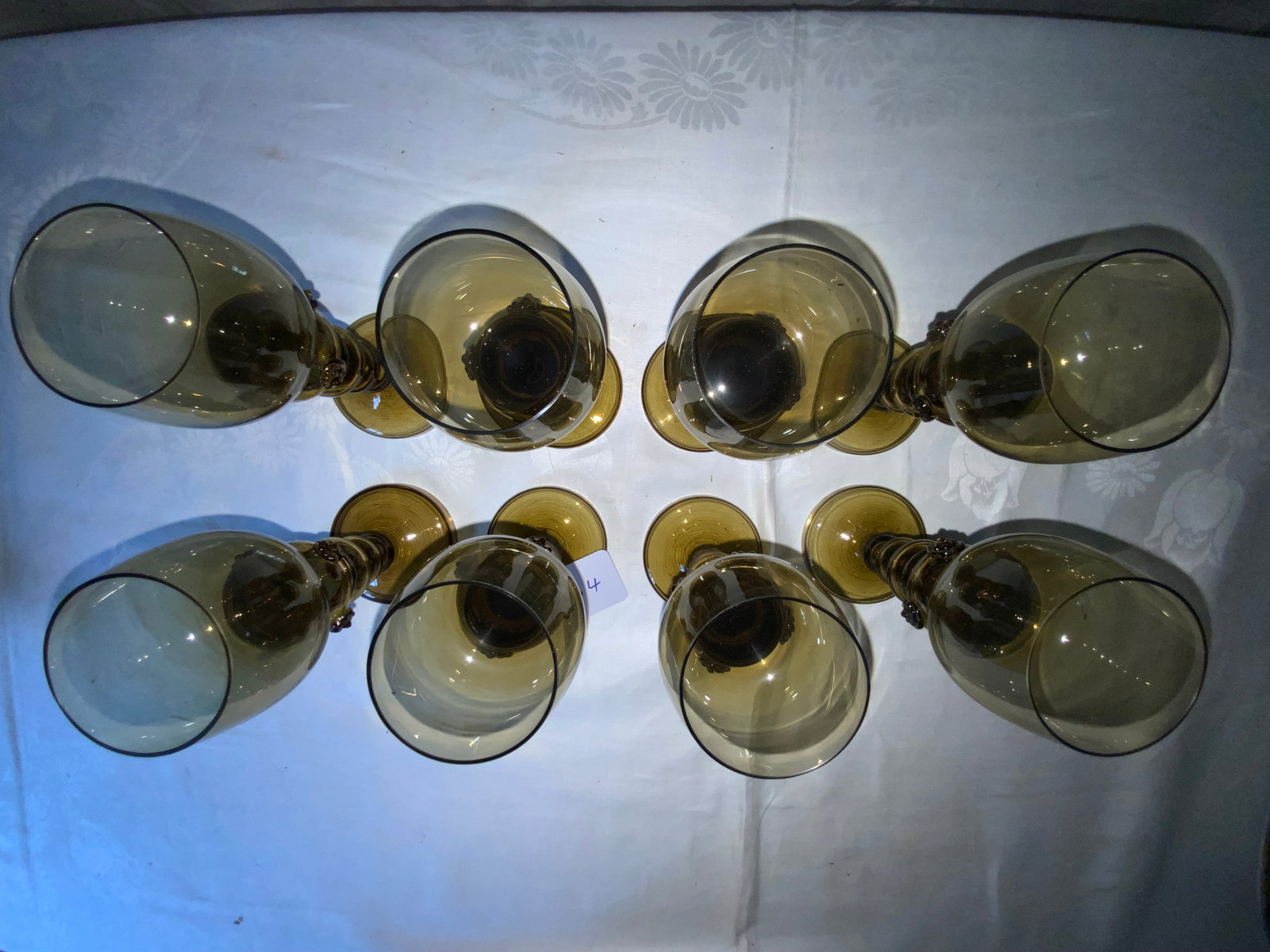 German Rhine Wine Goblets - 3