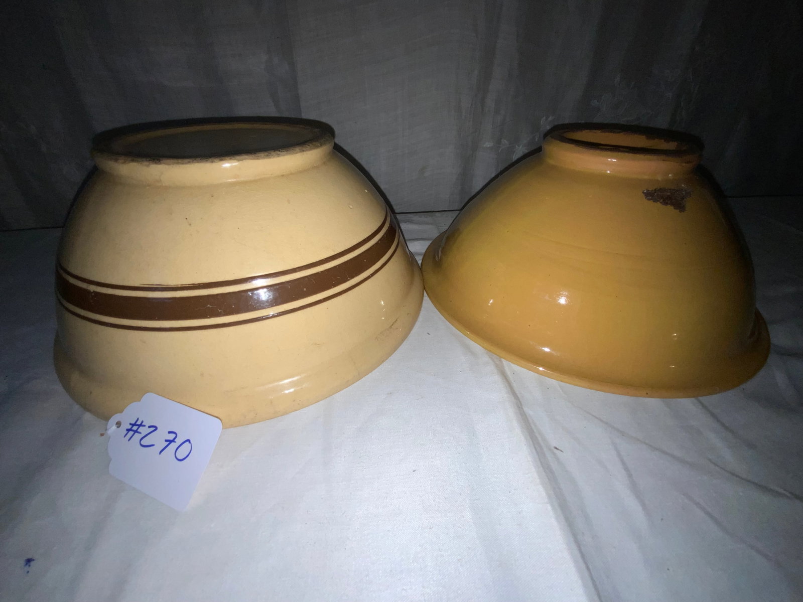 Yellow Ware Bowls - 2