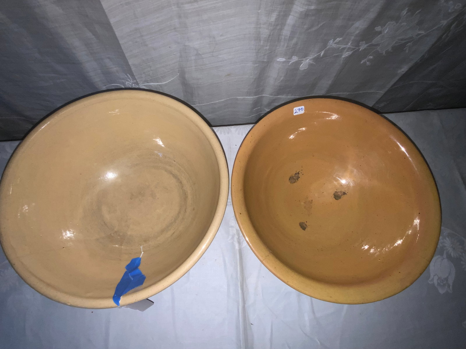 Yellow Ware Bowls - 4