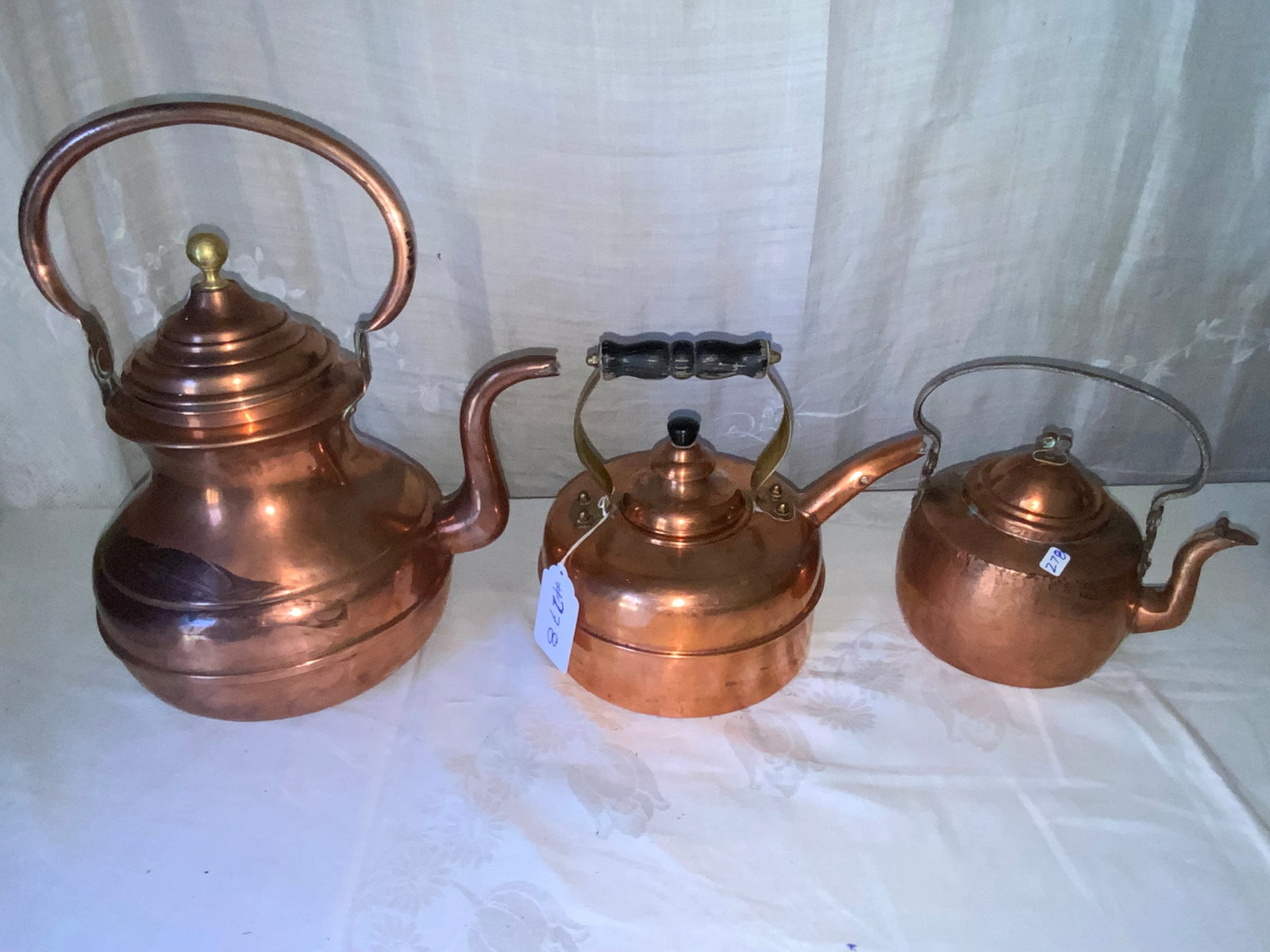 Copper Tea Pots - 2