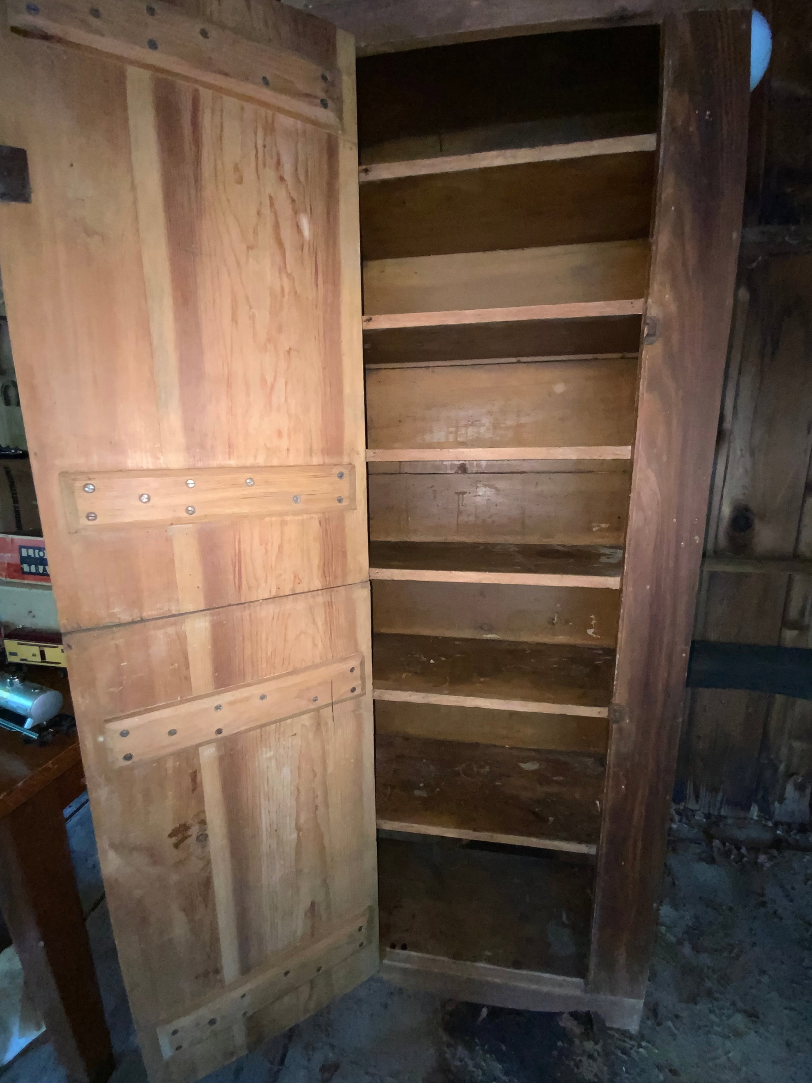 Pine Wash Cupboard - 2